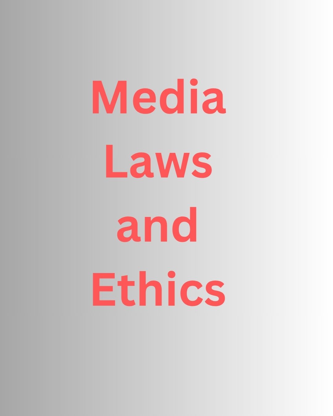 laws and ethics